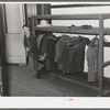 Coat rack in hall. Grade school, San Augustine, Texas