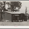 Exterior of chicken house. Sabine Farms, Marshall, Texas