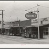 Street scene. Crane, Texas