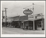 Street scene. Crane, Texas
