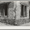 Detail of the old ranch house on the "Walking X" ranch near Marfa, Texas