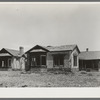Old ranch house of "Walking X" Ranch near Marfa, Texas. This house was built about 1870 and was a stagecoach stop