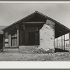 Part of old ranch house of "Walking X" Ranch near Marfa, Texas