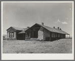 Old ranch house near Marfa, Texas. This was built about 1870 and was a stagecoach stop