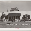 Main building at trailer park containing cafe and grocery. North Beach section, Corpus Christi, Texas