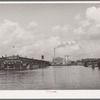 Pier and cement plant. Port of Houston, Texas