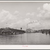 Pier and cement plant. Port of Houston, Texas