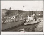 Barge and tug. Port of Houston, Texas