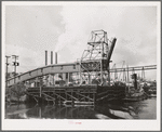 Loading dock at industrial plant. Port of Houston, Texas