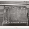 Record of the compressor. Compress, Houston, Texas