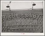 Sign at sideshow at Gonzales, Texas county fair. Gonzales, Texas