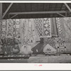 Quilt exhibit of quilts at the Gonzales County Fair. Gonzales, Texas