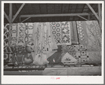 Quilt exhibit of quilts at the Gonzales County Fair. Gonzales, Texas