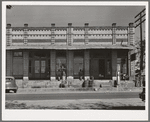 Post office and business establishments on the main street of Waelder, Texas