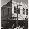 Street corner. Gonzales, Texas