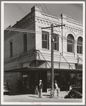 Street corner. Gonzales, Texas