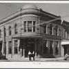 Bank corner. Gonzales, Texas