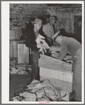 Packing turkeys into boxes for shipping at cold storage plant. Brownwood, Texas