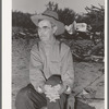 Old cowboy who was formerly employed at the SMS Ranch near Spur, Texas