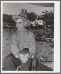 Old cowboy who was formerly employed at the SMS Ranch near Spur, Texas