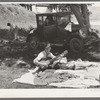 Camp of migrant workers near Prague, Oklahoma. Lincoln County