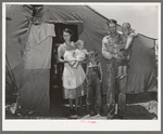 Day laborer and his family who live in the Arkansas River bottoms near Webbers Falls, Oklahoma. This entire family was taking anti-rabic serum after drinking milk from a cow which had rabies