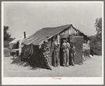 Family of day laborer living in Arkansas River bottom at Webbers Falls, Oklahoma. Muskogee County
