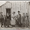 Family of agricultural day laborer, former oil worker and coal miner. The family lives in this two-room shack in McIntosh County, Oklahoma