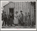 Family of agricultural day laborer, former oil worker and coal miner. The family lives in this two-room shack in McIntosh County, Oklahoma