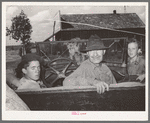 Group of agricultural day laborers in the Arkansas River bottoms near Vian. Oklahoma, Sequoyah County