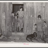 Part of family of tenant farmer. Hill section, McIntosh County, Oklahoma