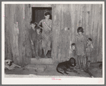 Part of family of tenant farmer. Hill section, McIntosh County, Oklahoma