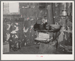 Kitchen in home of Negro agricultural day laborer living in Wagoner County, Oklahoma