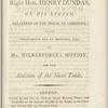 A letter to the Right Hon. Henry Dundas