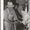 Preparing turkeys at cold storage plant. Brownwood, Texas