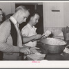 Packing cheese at creamery. San Angelo, Texas