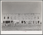 Abandoned building in the oil ghost town of Slick, Oklahoma