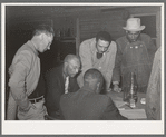 Officials of agricultural workers union at Tabor, Oklahoma