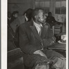 Negro farmer at soil conservation meeting at Vernon, Oklahoma