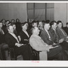 Farmers who are leaders in their communities at meeting to discuss AAA (Agricultural Adjustment Administration) program. Eufaula, Oklahoma