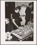 Serving coffee at buffet supper of the Jaycees. Eufaula, Oklahoma. See general caption number 25