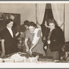 Wives of Jaycee members before the buffet supper was served. Eufaula, Oklahoma. See general caption number 25