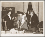 Wives of Jaycee members before the buffet supper was served. Eufaula, Oklahoma. See general caption number 25