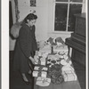 Pies at supper. They will be auctioned off to the men. McIntosh County, Oklahoma. See general caption number 24