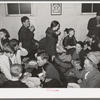 Eating pie at pie supper in Muskogee County, Oklahoma. See general caption number 24