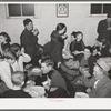 Eating pie at pie supper in Muskogee County, Oklahoma. See general caption number 24