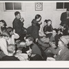 Eating pie at pie supper in Muskogee County, Oklahoma. See general caption number 24