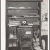 Cabinet and desk of farmer. McIntosh County, Oklahoma