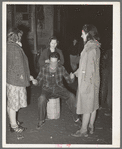 Playing the game "Fishing for love" at play party in McIntosh County, Oklahoma. See general caption number 26