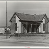 A graphic display of the results of painting a house. San Angelo, Texas